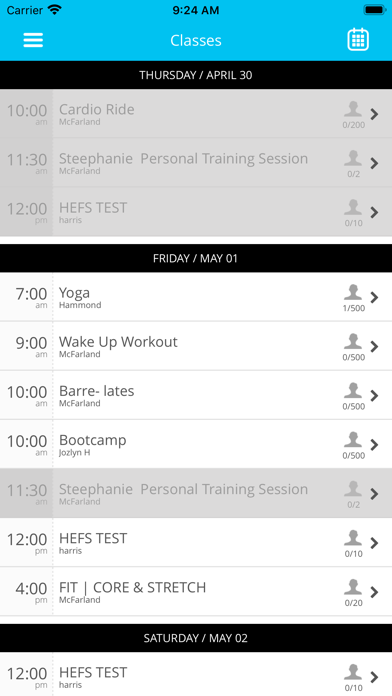 Five Seasons Sports Club Screenshot 2 - AppWisp.com Five Seasons Sports Club Screenshot 2 - AppWisp.com