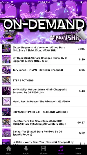SlabAllStarz Chopped N Screwed screenshot 2
