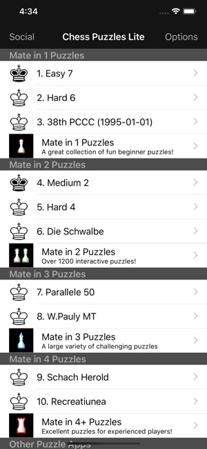 Mate in 3 Chess Puzzles by Gano Technologies LLC