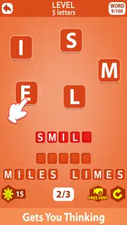 anagram word game iphone screenshot 4
