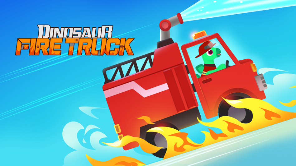 Dinosaur Fire Truck Games kids - 1.1.7 - (iOS)