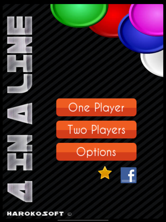 Four in a row 4 in a line