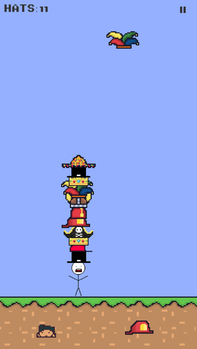 Hat The Game schermata del gioco