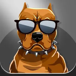 Pit Bull Dogs Emoji Stickers app icon