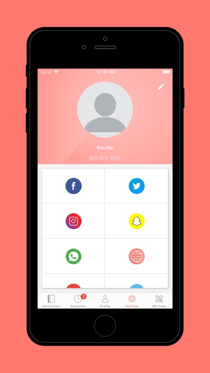 PINme Contacts App screenshot-3