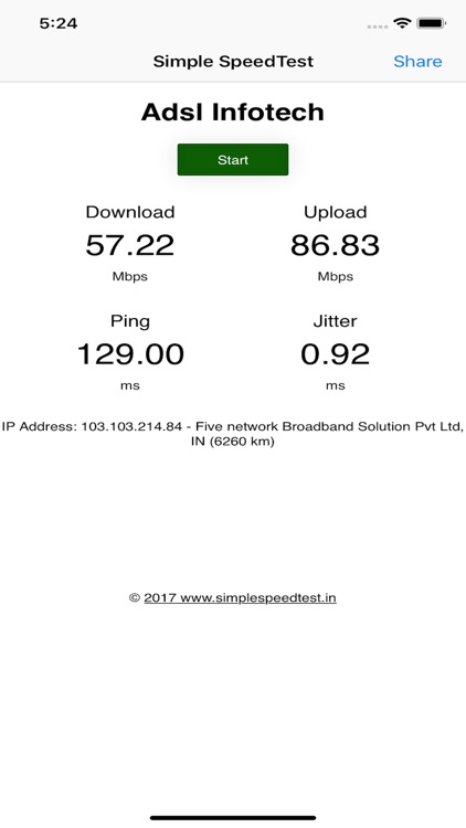 Simple SpeedTest