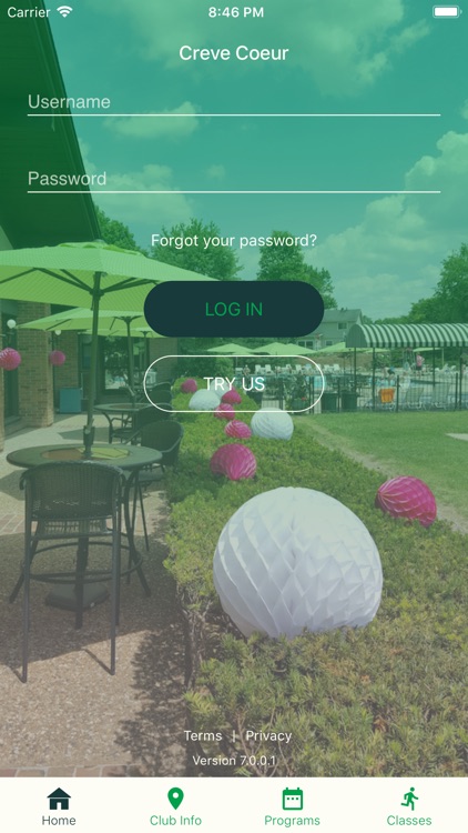 CCRC Tennis Mobile App