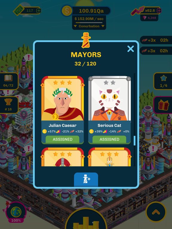 Skyward City: Urban Tycoon iPad screenshot