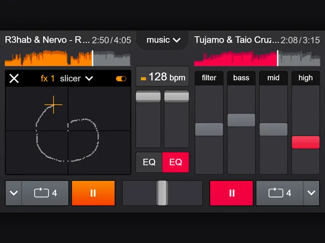 Captura de Pantalla 2 YOU.DJ - Easy Music Mixer iphone
