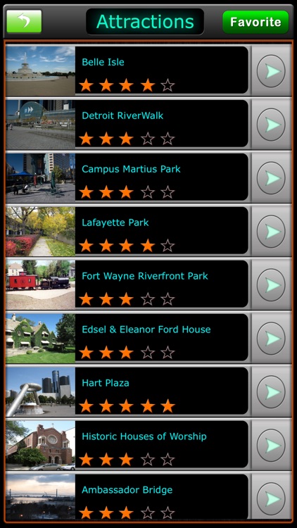Detroit Offline Map Guide