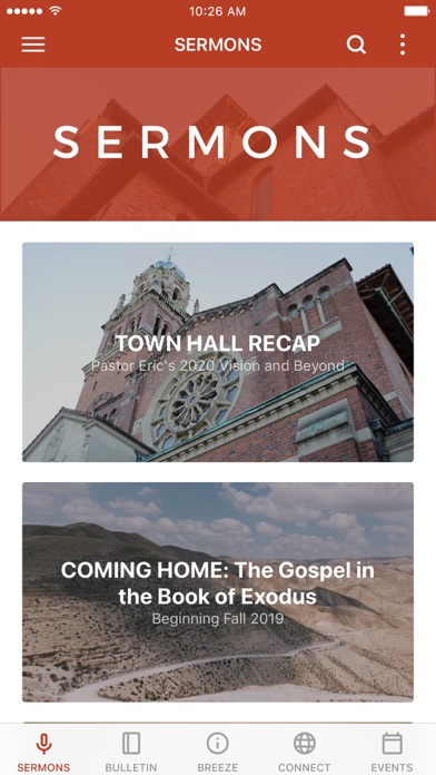 First Pres Church of Tacoma Screenshot