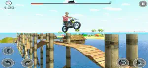 Bike Beach Stunt Master Game screenshot #3 for iPhone