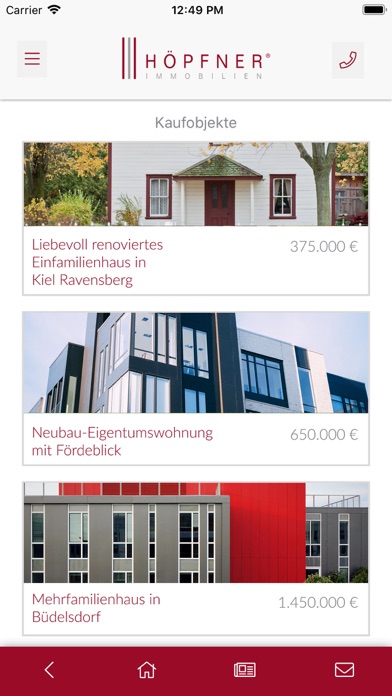 HÖPFNER IMMOBILIEN Screenshot