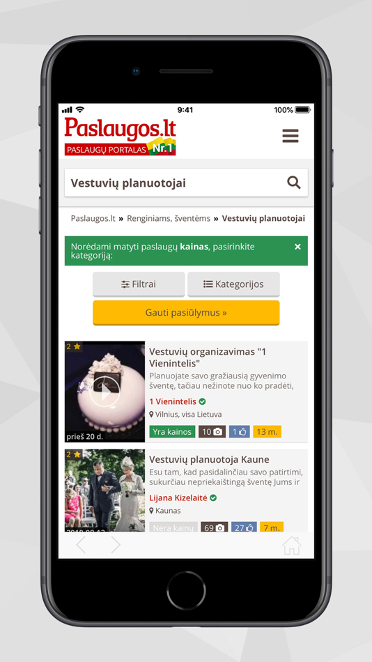 #2. Paslaugos.lt (iOS) โดย: Diginet LT