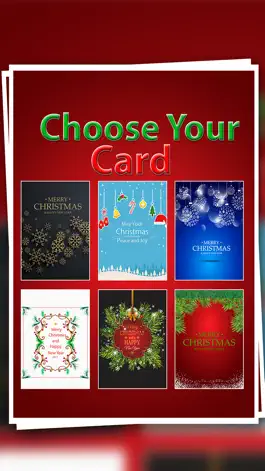 Game screenshot Christmas Holiday Card Maker apk