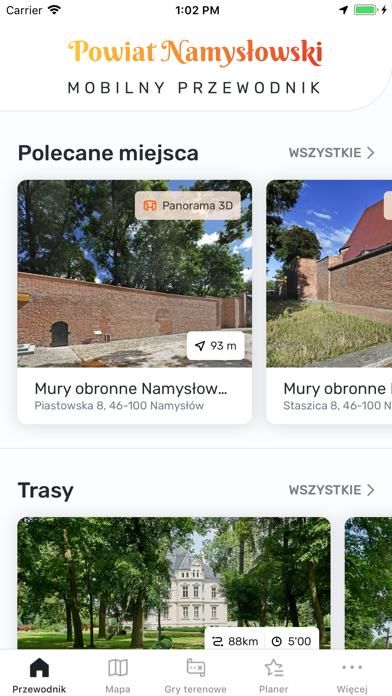 District of Namysłów Screenshot