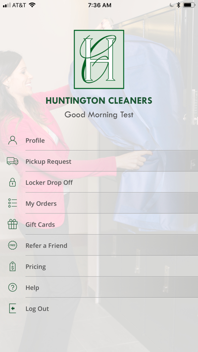 Huntington Cleaners Screenshot