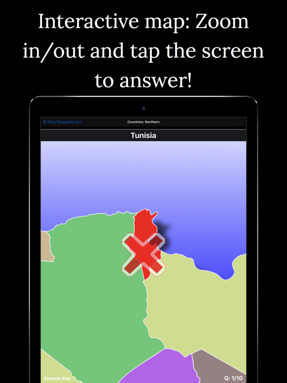 Screenshot #5 pour Africa Geography Quiz