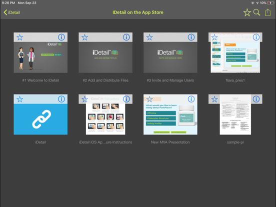 iDetail iPad screenshot 4 - Medical app