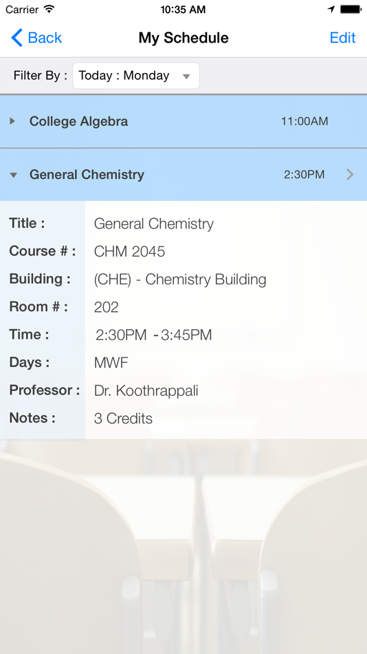 #4. Find My Class - Campus Maps (iOS) 来自: Michael Schmidt