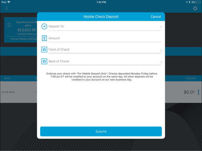 BankUnited - Mobile BIZ 4 iPad(圖2)-速報App