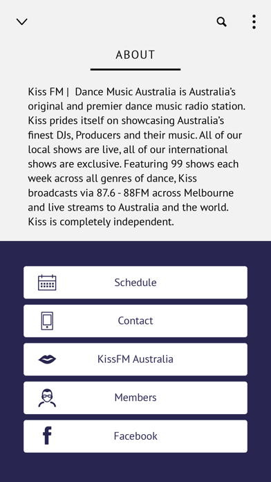 Kiss FM Australia Screenshot