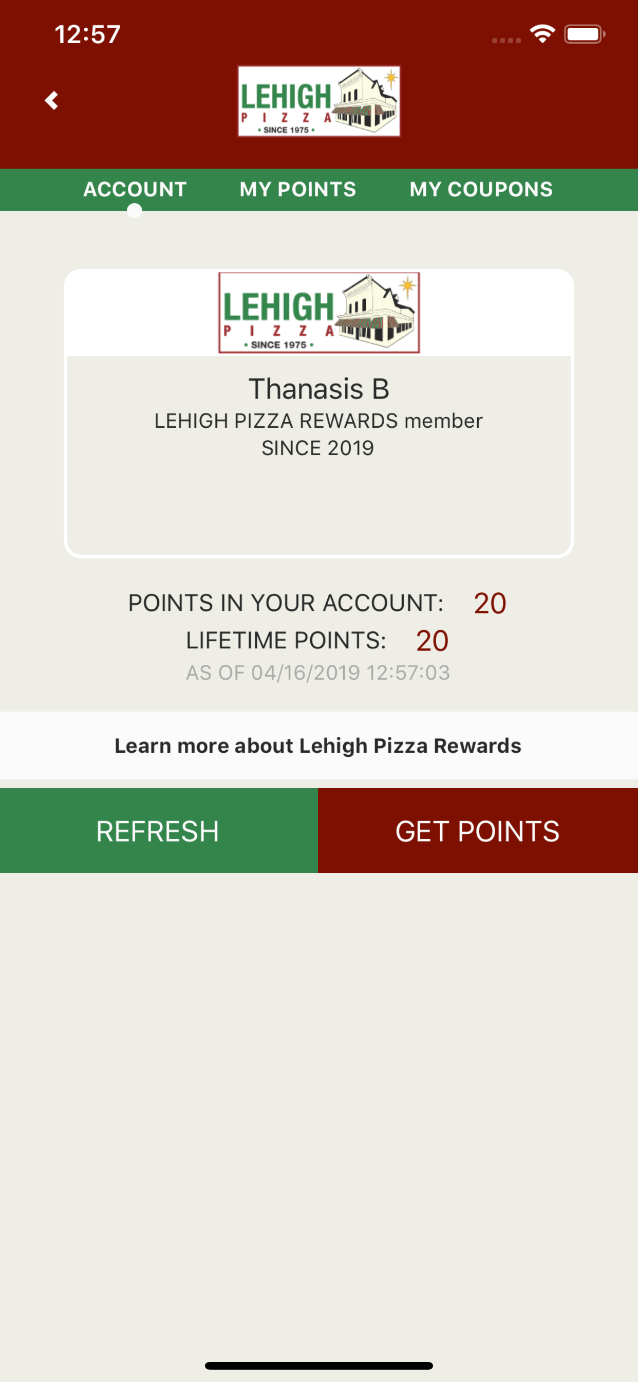 Lehigh Pizza