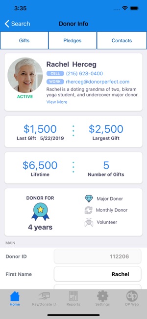 DonorPerfect Mobile