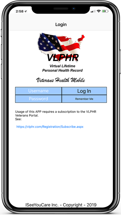 Screenshot #1 pour Veterans Health Mobile