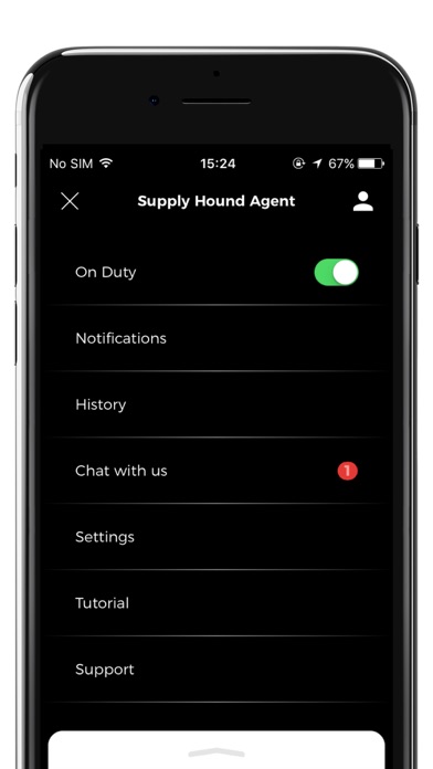 How to cancel & delete SupplyHound Driver from iphone & ipad 4