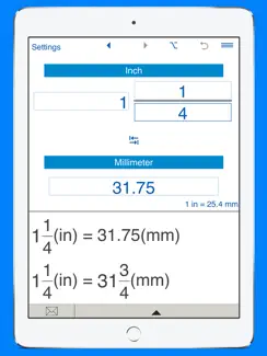 Inches to mm converter iPad image 2
