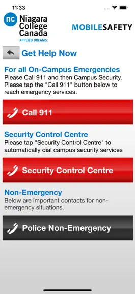 Game screenshot Mobile Safety Niagara College apk
