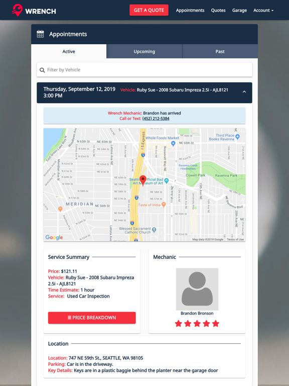 Wrench - Mobile car mechanics