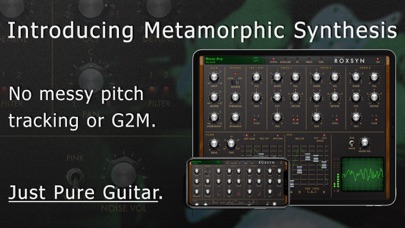 Roxsyn Guitar Synthesizer Screenshot