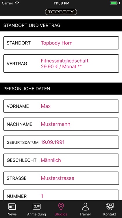 Topbody Fitnesscenter screenshot-3