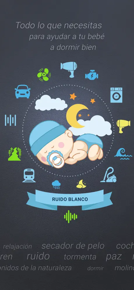 Ruido blanco para dormir bebes