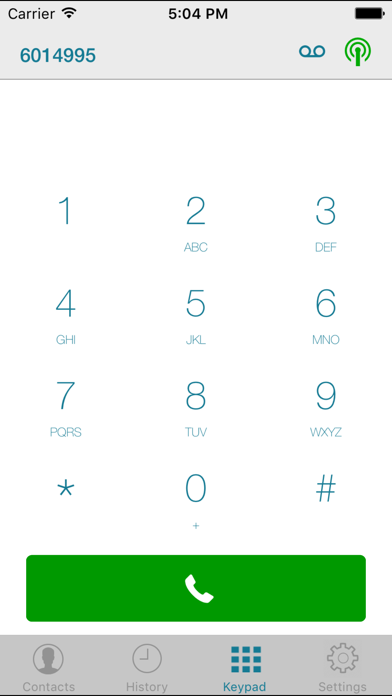 Screenshot #1 pour SessionTalk SIP Softphone