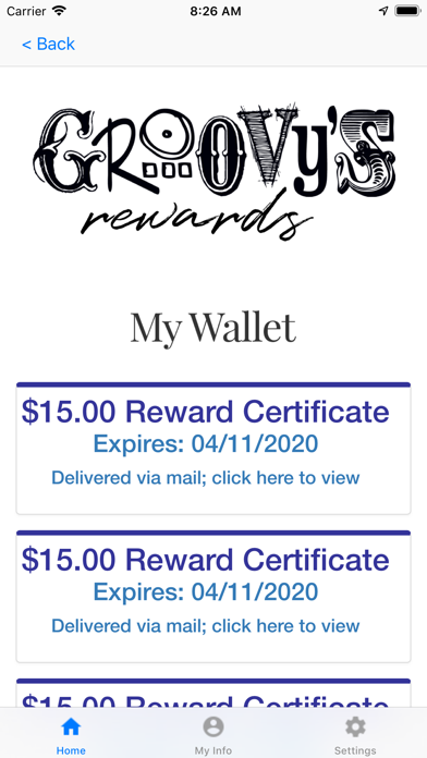 How to cancel & delete Groovy's Rewards from iphone & ipad 4