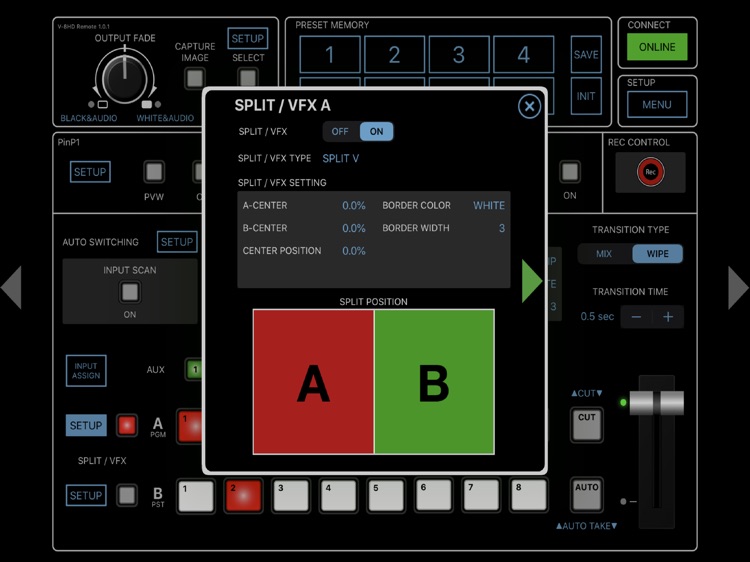 V-8HD Remote
