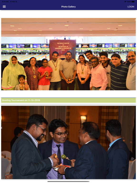 ICAI Kuwait iPad screenshot