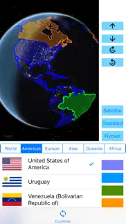 3d visited countries iphone screenshot 1
