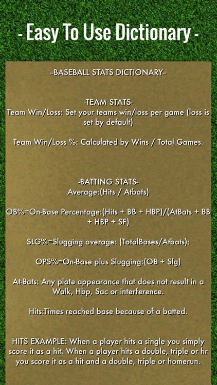 Baseball Stats Tracker Touch screenshot-4