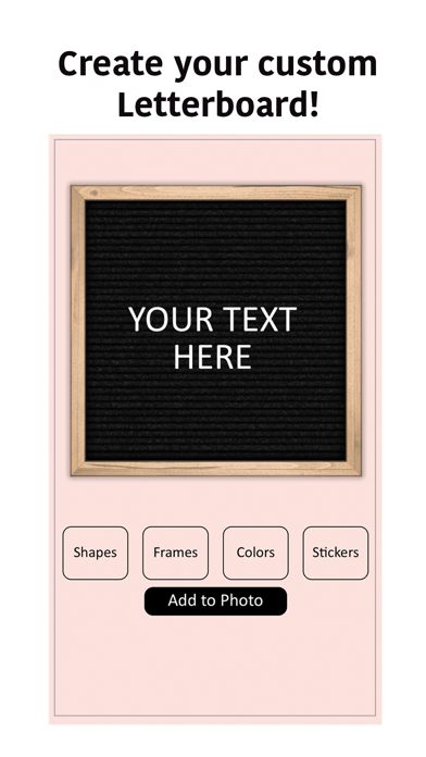 Screenshot #1 pour Letterboard Me