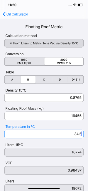 Saybolt Oil Calculator(圖2)-速報App