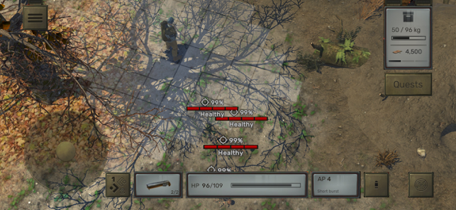 Zrzut ekranu gry ATOM RPG