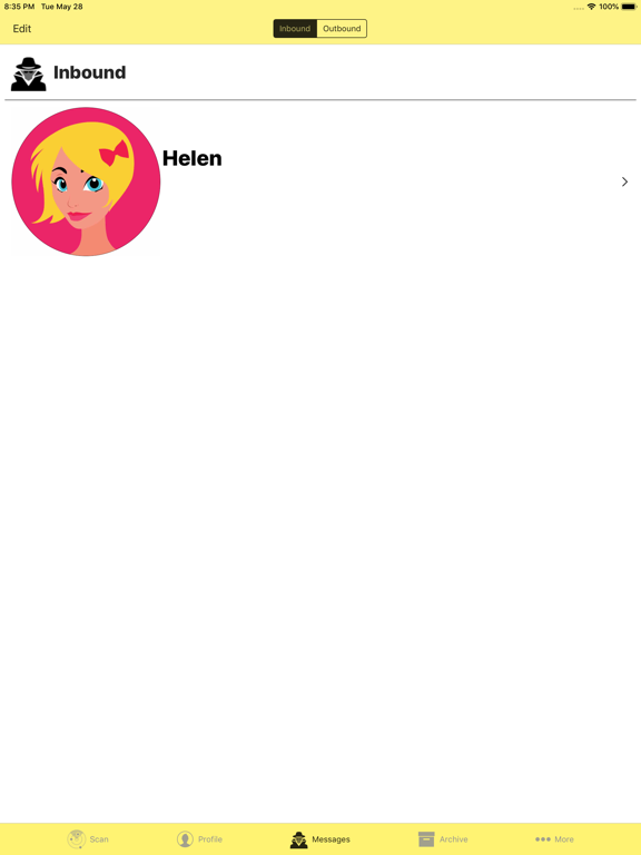 SpiChat (Lite) iPad screenshot 4 - Social Networking app