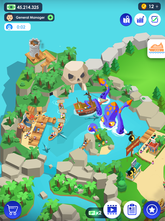 Idle Theme Park Tycoon Game By Digital Things Ios United - floating islands tycoon for tycoon simulator roblox
