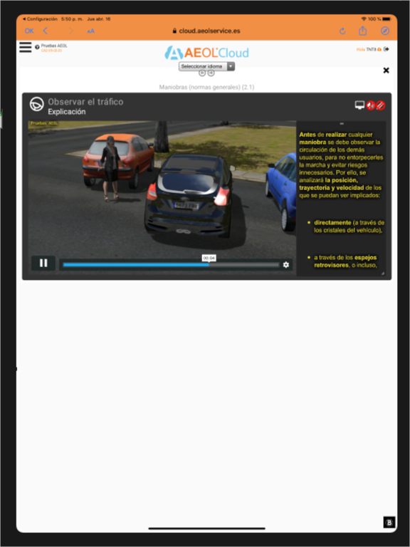 AeolCloud iPad screenshot 5 - Education app