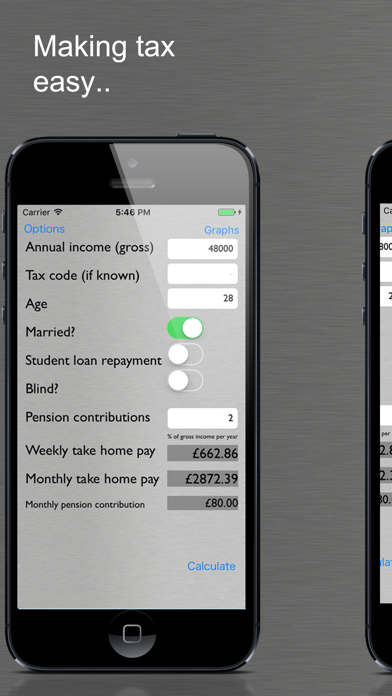 Take Home Pay / Tax PAYE 2021 Screenshot