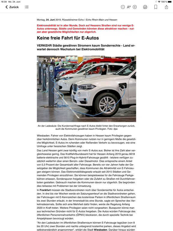 FNP ePaper iPad screenshot 4 - News app